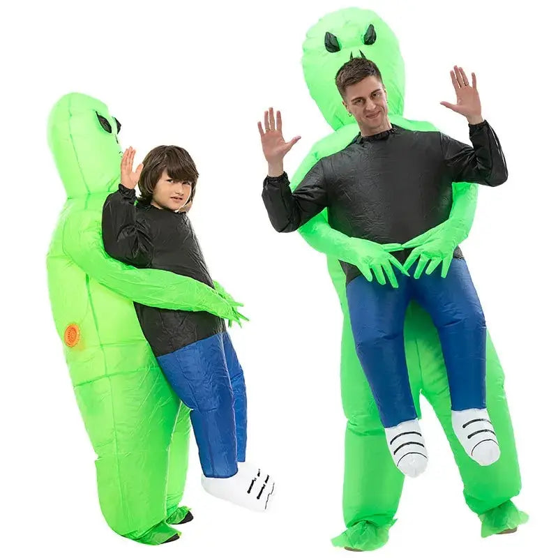 Aufblasbares Alien Kostüm für Halloween und Fasching 1