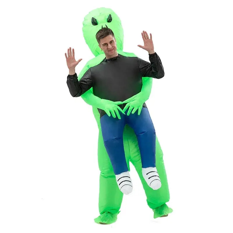 Aufblasbares Alien Kostüm für Halloween und Fasching 4