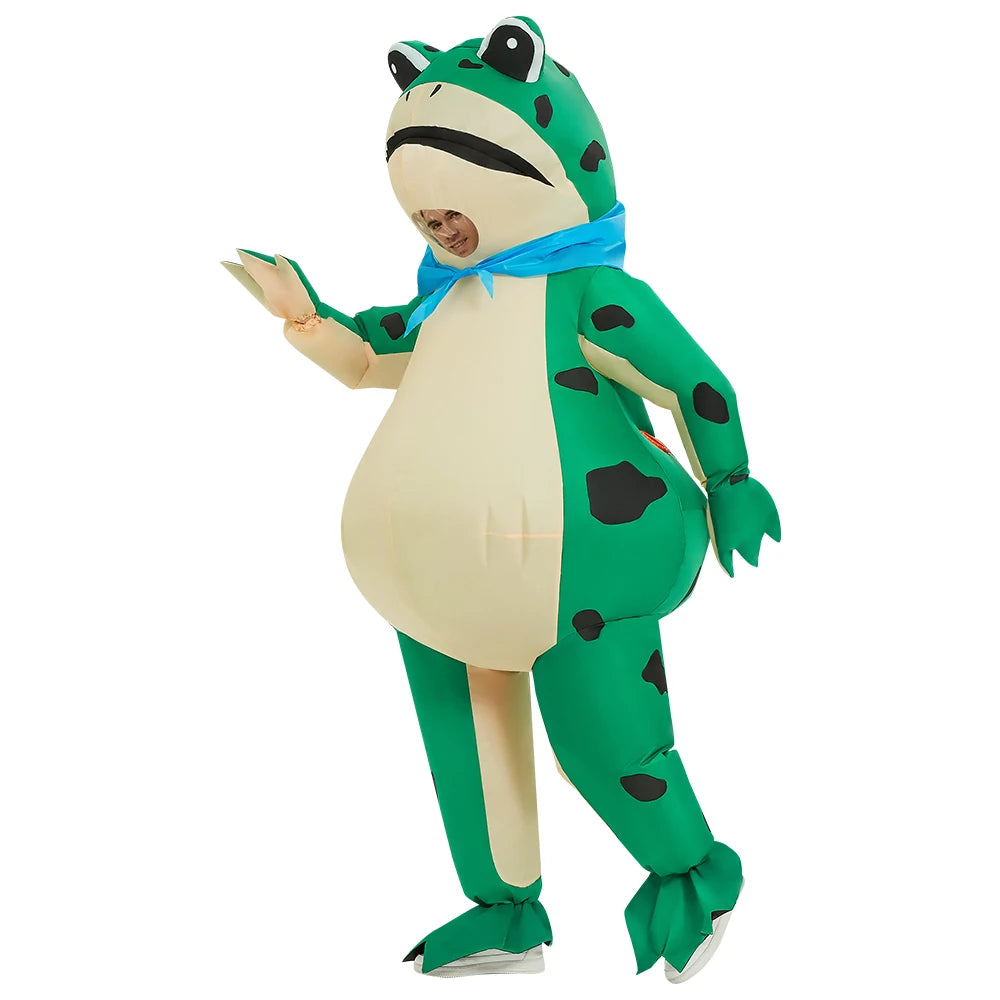 Aufblasbares Frosch Kostüm für Halloween 2