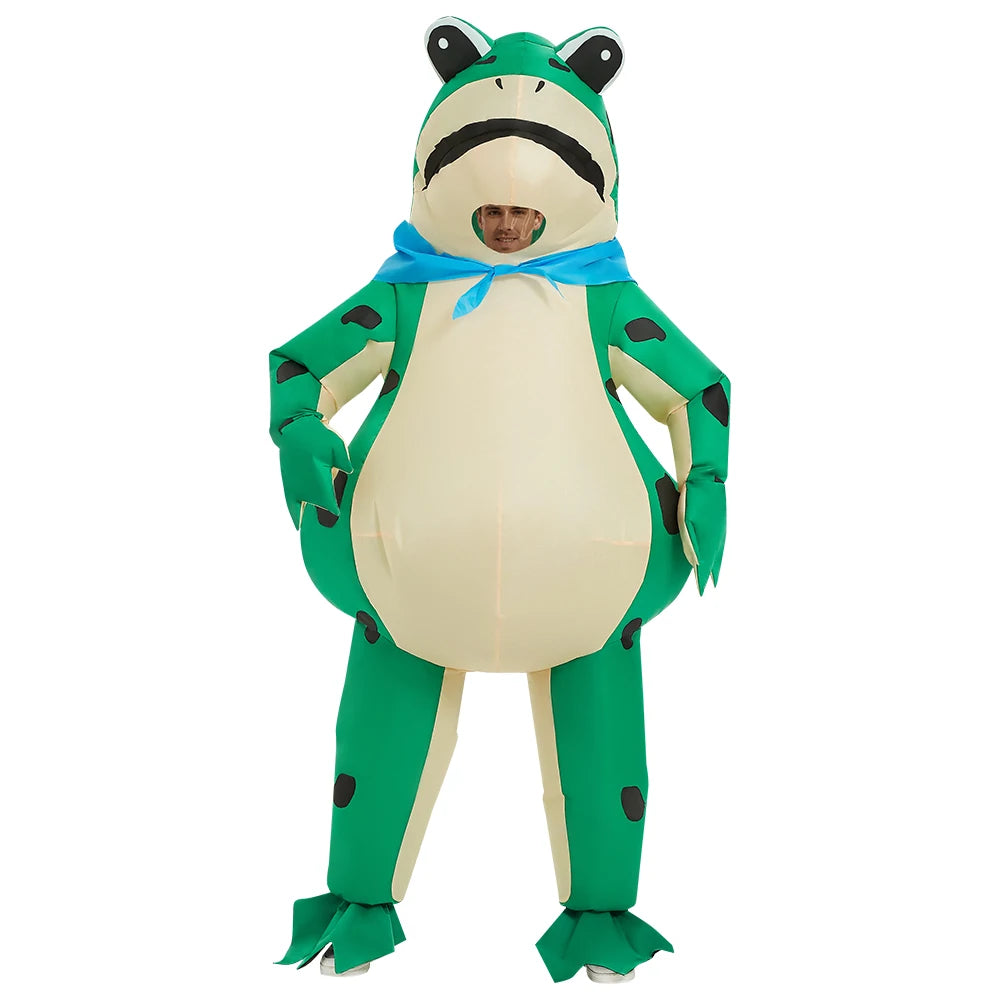 Aufblasbares Frosch Kostüm für Halloween 3