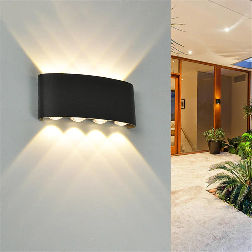 Außenwandleuchte LED Modern Mit Vielseitiger Beleuchtung Für Garten Und Terrasse 1