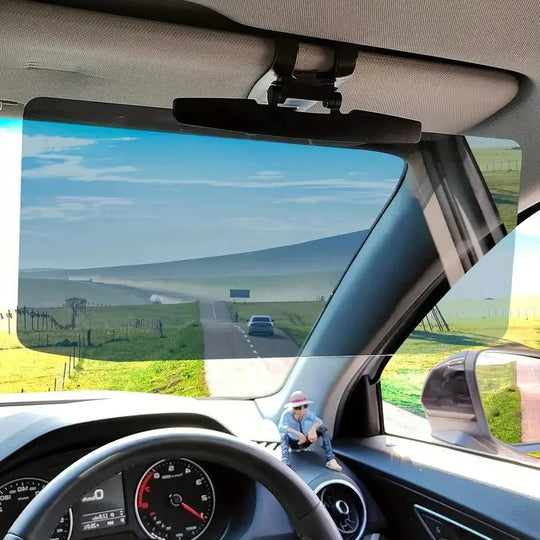 Auto Sonnenblende für Blendfreies Fahren mit Verstellbarem Visier und Polarisierter Linse 0