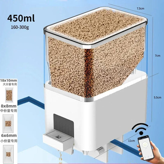 Automatischer Futterautomat Aquarium Mit WLAN Und App-Steuerung 7