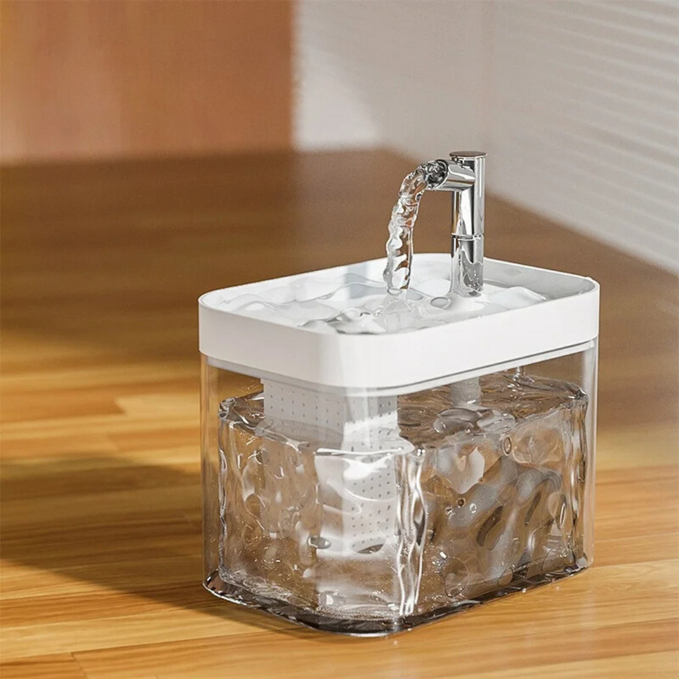 Automatischer Trinkbrunnen für Haustiere mit kontinuierlichem Wasserfluss 6
