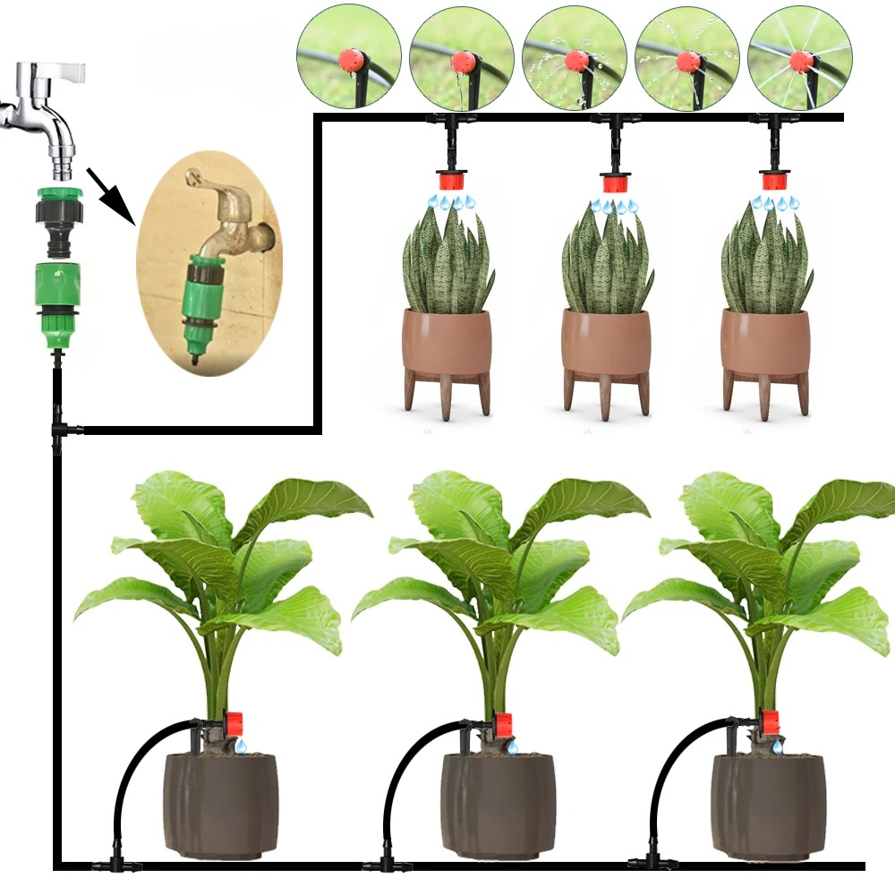Automatisches Bewässerungssystem Garten mit Timer und flexibler Steuerung 1