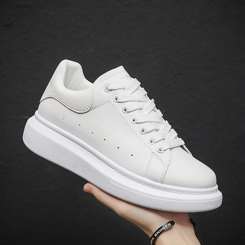Herren Sneakers Urban Stil Leder Atmungsaktiv Schockabsorbierend 5