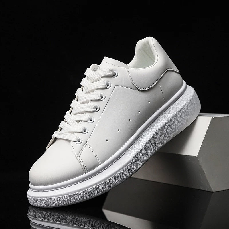 Herren Sneakers Urban Stil Leder Atmungsaktiv Schockabsorbierend 3