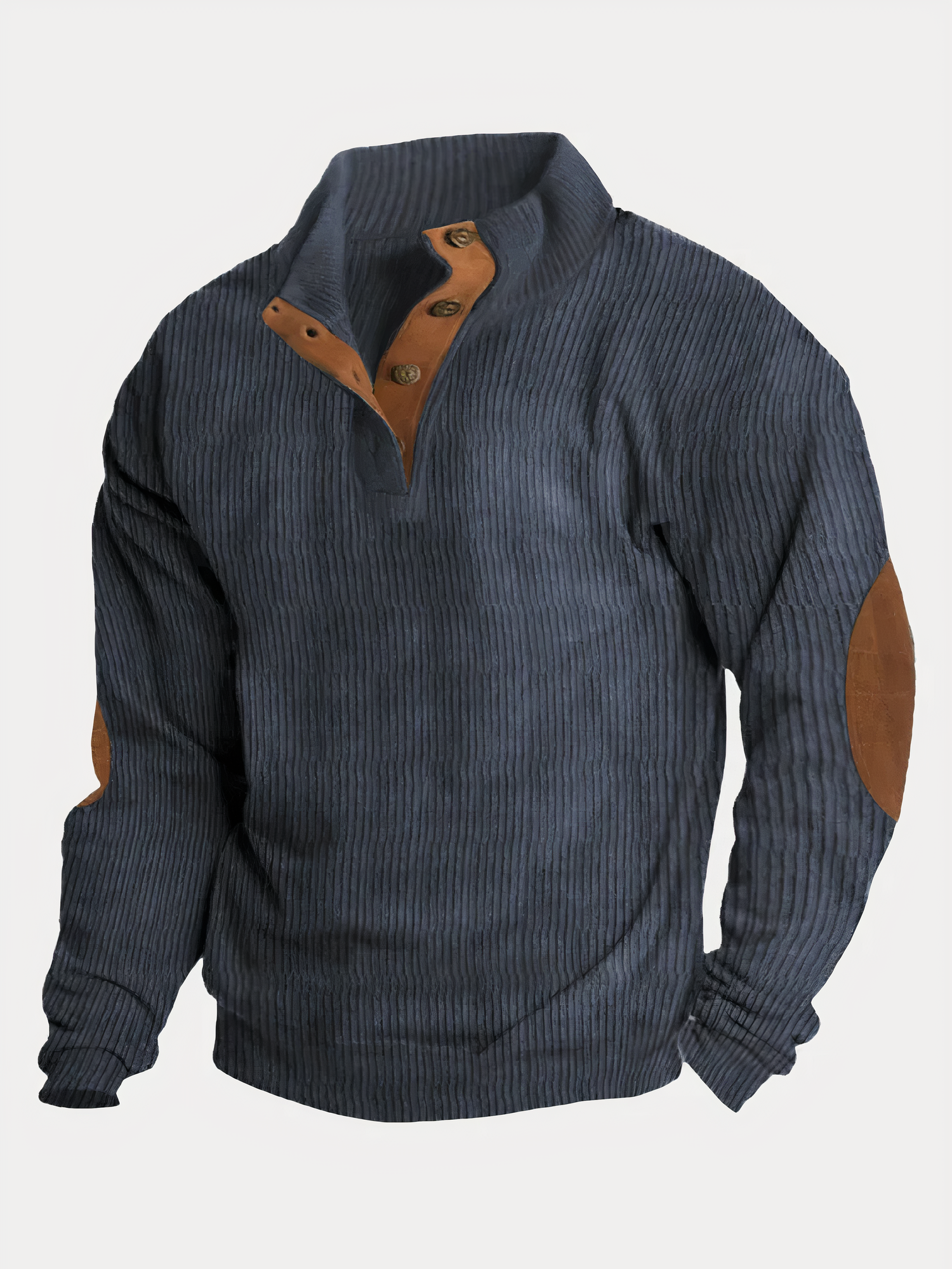 Variant image for Herrenpullover Farbkontrast Modernes Design Weiche Baumwollmischung-17