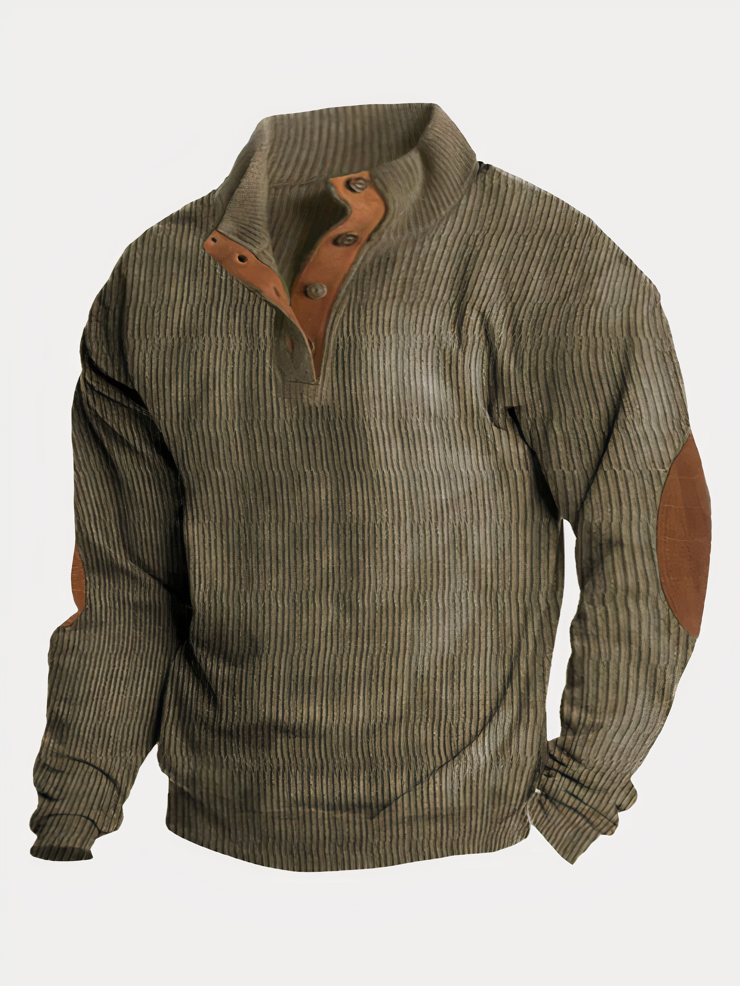Variant image for Herrenpullover Farbkontrast Modernes Design Weiche Baumwollmischung-1