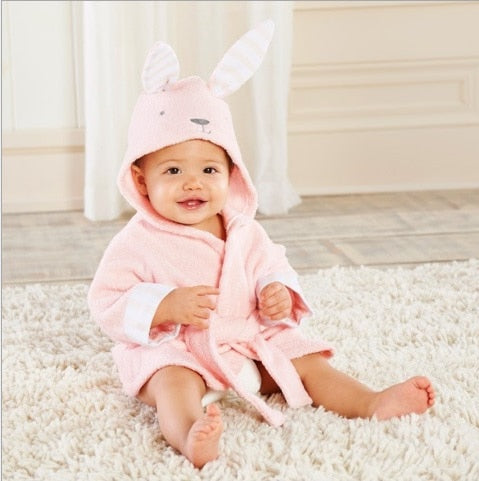 Baby Bademantel mit Tiermotiven für den Winter 6
