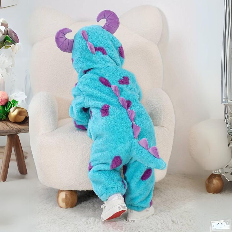 Baby Overall Winter Tierdesign mit Reißverschluss für kalte Tage 3