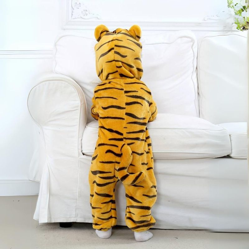 Baby Overall Winter Tierdesign mit Reißverschluss für kalte Tage 7