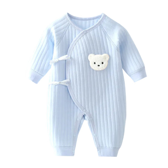 Babystrampler mit Bärchen für den Frühling und Herbst 0