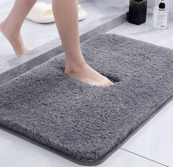 Badematte Ultraweich Rutschfest für Badezimmer und Gäste-WC 0