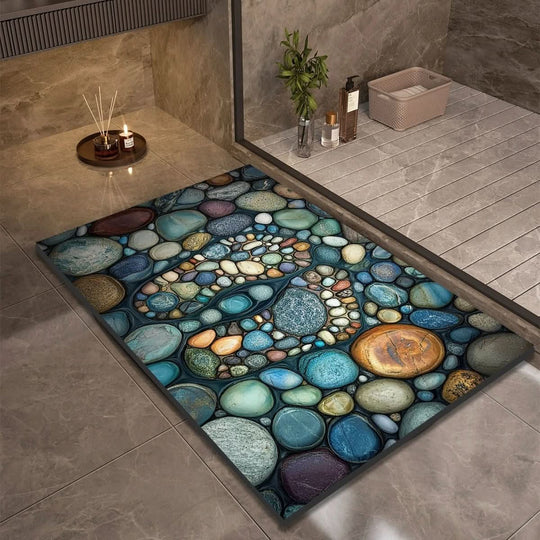 Badematte für Badezimmer und Küche mit rutschfester Unterseite 11