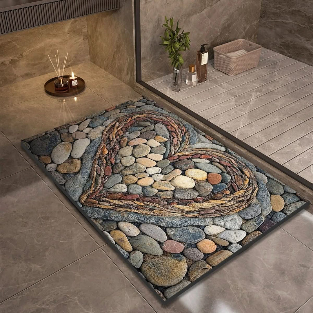 Badematte für Badezimmer und Küche mit rutschfester Unterseite 12