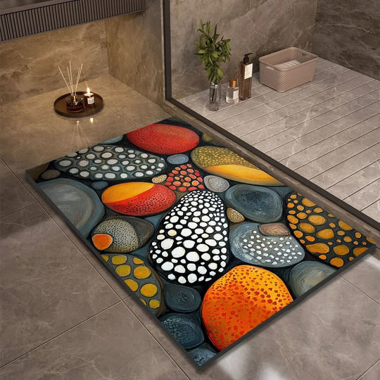 Badematte für Badezimmer und Küche mit rutschfester Unterseite 14