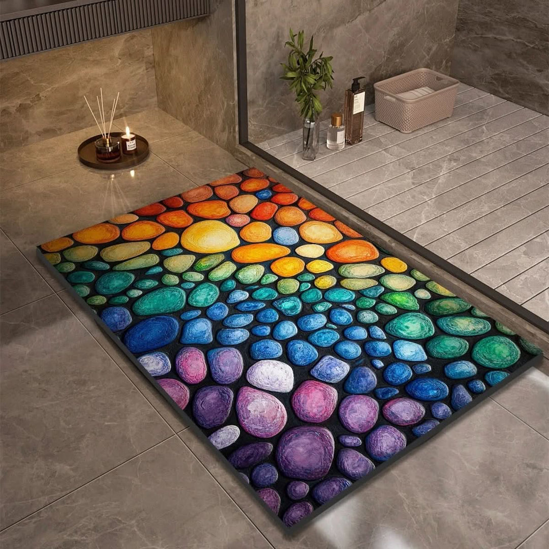 Badematte für Badezimmer und Küche mit rutschfester Unterseite 15