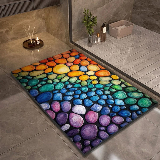 Badematte für Badezimmer und Küche mit rutschfester Unterseite 15