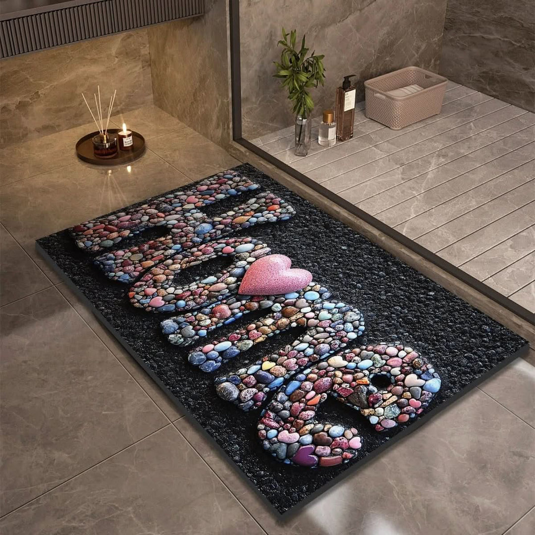 Badematte für Badezimmer und Küche mit rutschfester Unterseite 17