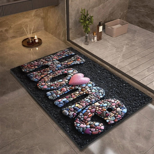 Badematte für Badezimmer und Küche mit rutschfester Unterseite 17
