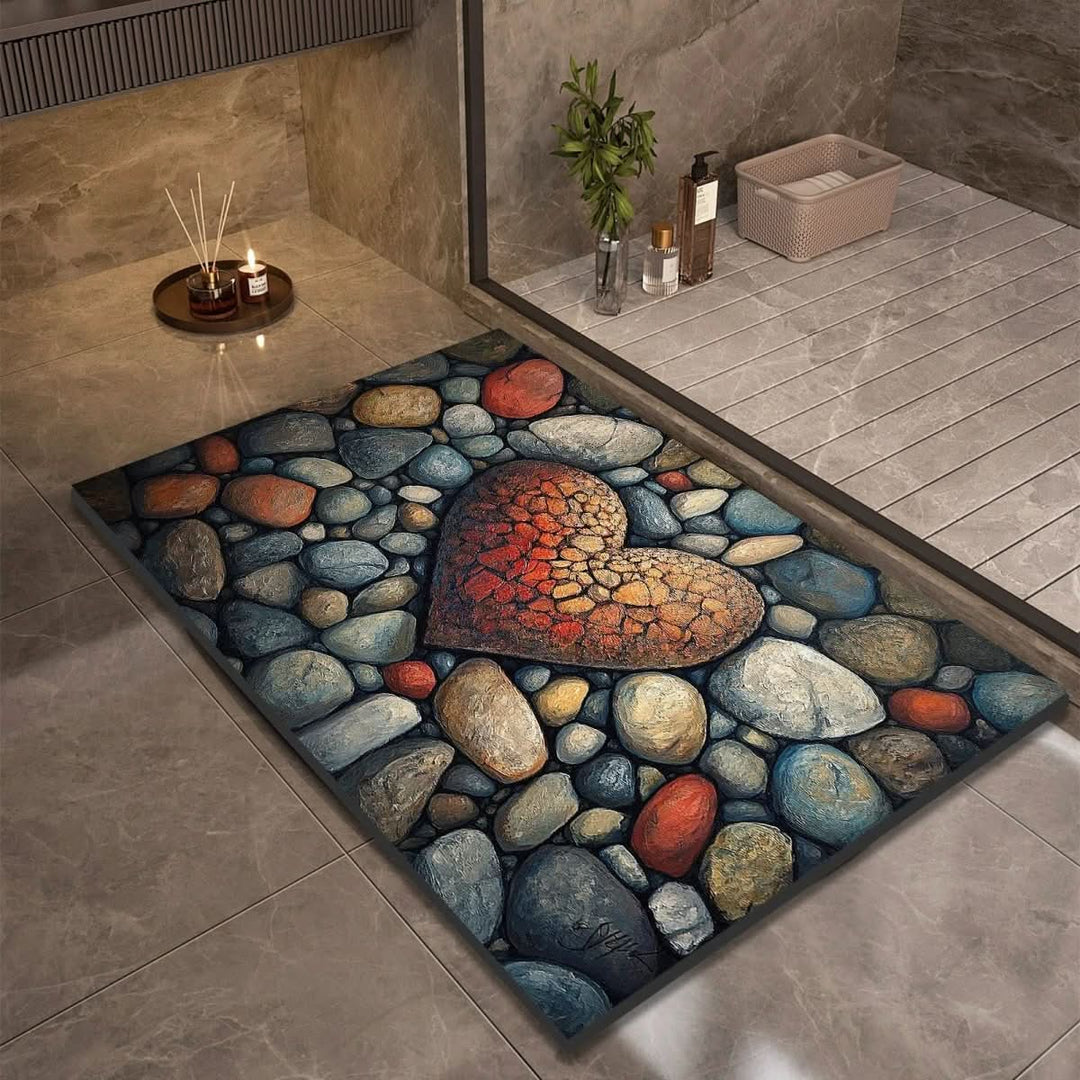 Badematte für Badezimmer und Küche mit rutschfester Unterseite 18
