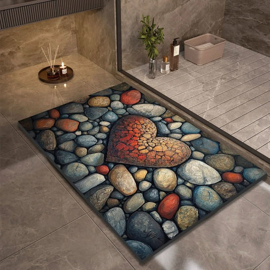 Badematte für Badezimmer und Küche mit rutschfester Unterseite 18