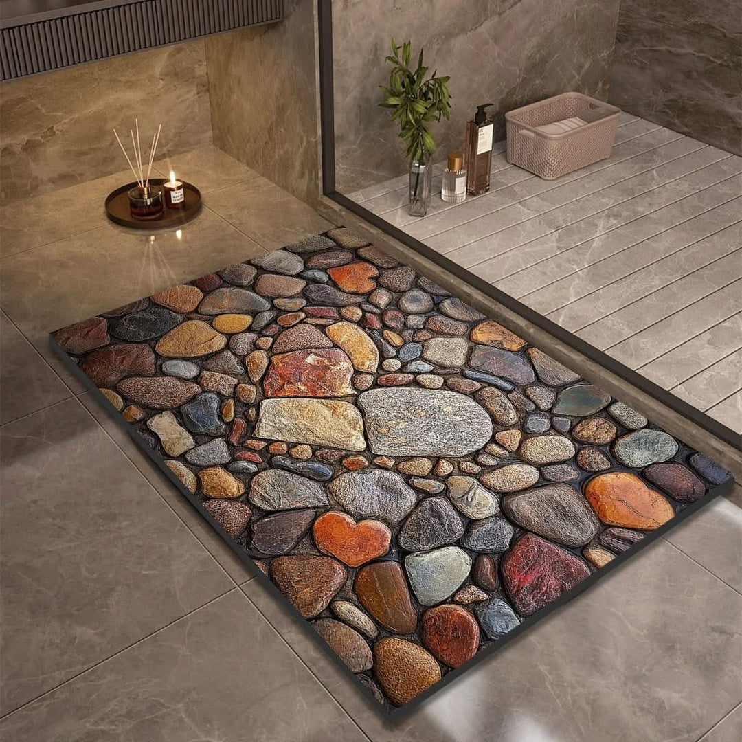 Badematte für Badezimmer und Küche mit rutschfester Unterseite 20