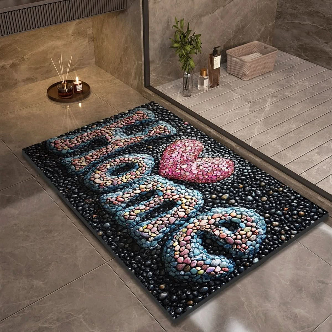 Badematte für Badezimmer und Küche mit rutschfester Unterseite 21