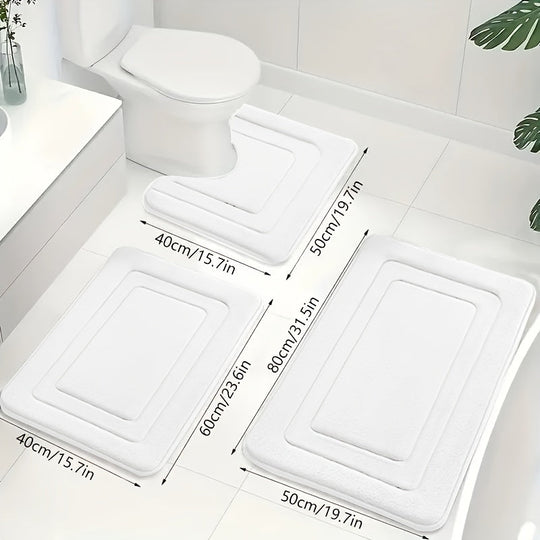 Badezimmermatte Set 3-teilig für Komfort und Sicherheit 11