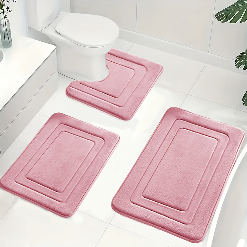 Badezimmermatte Set 3-teilig für Komfort und Sicherheit 5