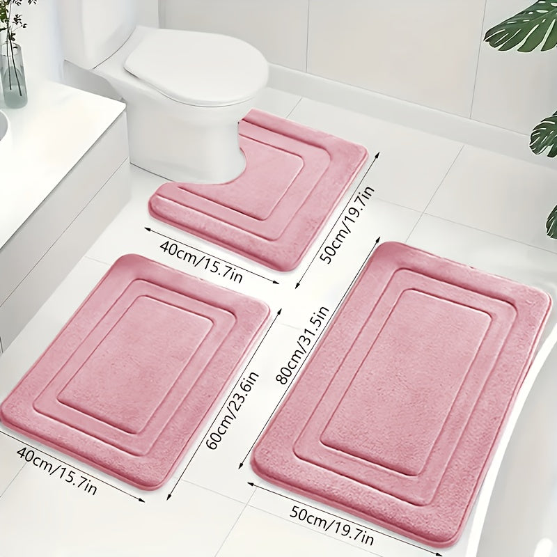 Badezimmermatte Set 3-teilig für Komfort und Sicherheit 9