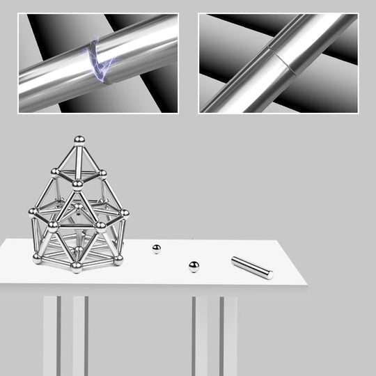 Bastelset für Erwachsene mit Magnetkugeln und Stäben - Kreative Bastelideen für entspannende Freizeitgestaltung 3