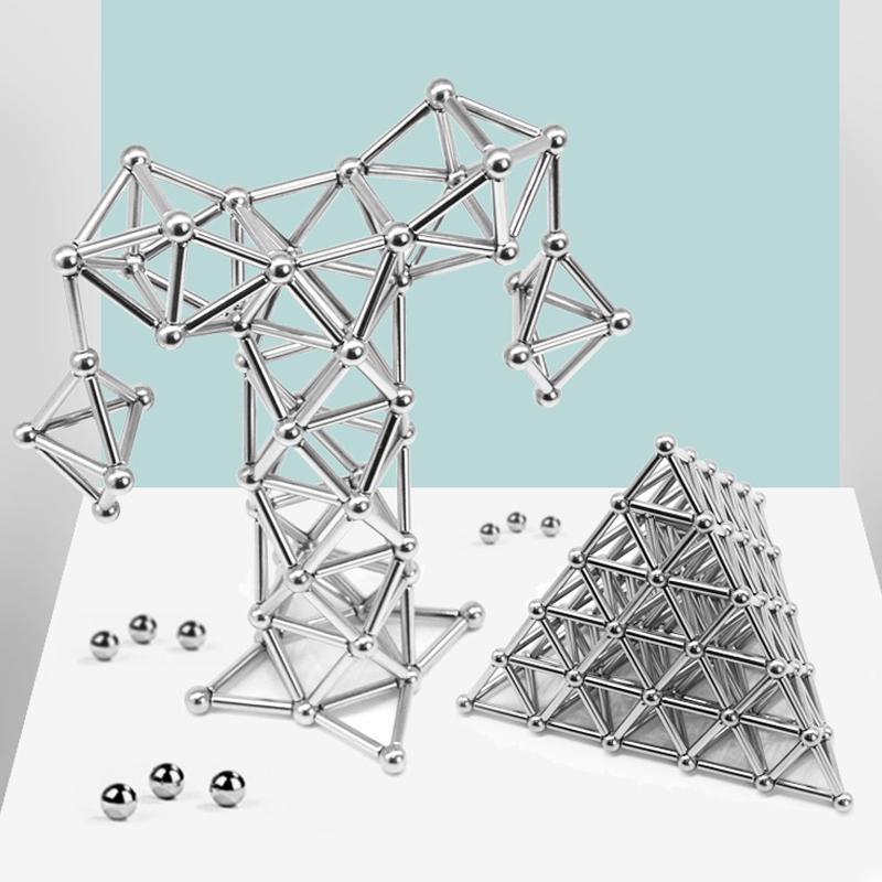 Bastelset für Erwachsene mit Magnetkugeln und Stäben - Kreative Bastelideen für entspannende Freizeitgestaltung 8