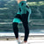 Bedruckte Leggings Mit Hoher Taille