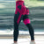 Bedruckte Leggings Mit Hoher Taille