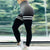Bedruckte Leggings Mit Hoher Taille