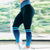 Bedruckte Leggings Mit Hoher Taille