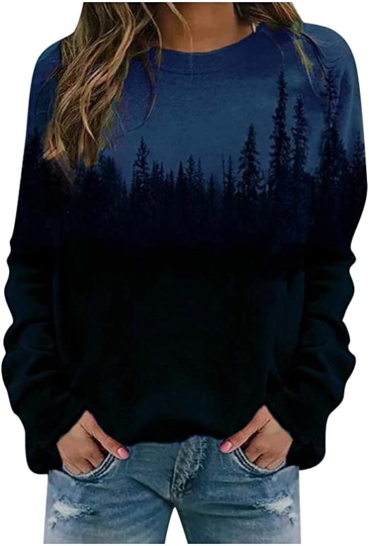 Bedruckte Pullover-Sweatshirts Von Mountain