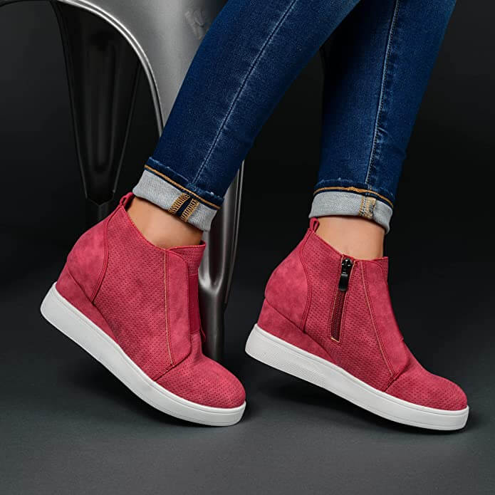 Bequeme Keilsneaker Für Frauen