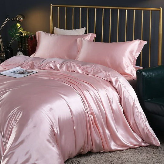 Bettwäsche Set 4-teilig für Schlafzimmer im Luxuriösen Stil 155x220, 135x200, 200x220, 200x200 1