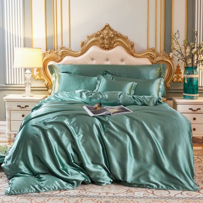 Bettwäsche Set 4-teilig für Schlafzimmer im Luxuriösen Stil 155x220, 135x200, 200x220, 200x200 10