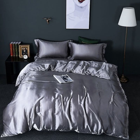 Bettwäsche Set 4-teilig für Schlafzimmer im Luxuriösen Stil 155x220, 135x200, 200x220, 200x200 4