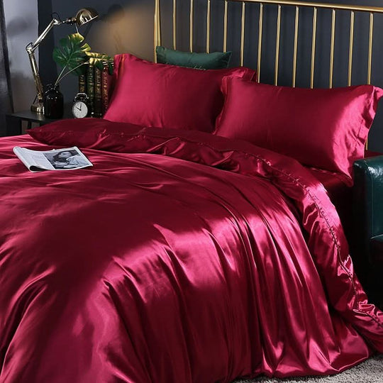 Bettwäsche Set 4-teilig für Schlafzimmer im Luxuriösen Stil 155x220, 135x200, 200x220, 200x200 9