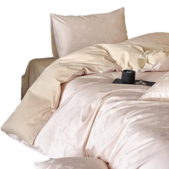 Bettwäscheset Damen Jacquard Wendefunktion 5