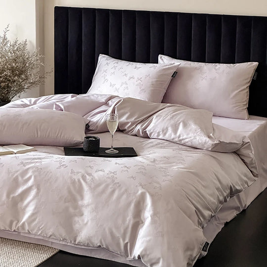 Bettwäscheset Damen Jacquard Wendefunktion 6
