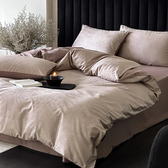 Bettwäscheset Damen Jacquard Wendefunktion 8