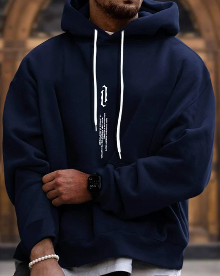 Herren Zip Hoodie Bequem Baumwolle Stilvoll 4