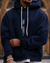 Herren Zip Hoodie Bequem Baumwolle Stilvoll 4