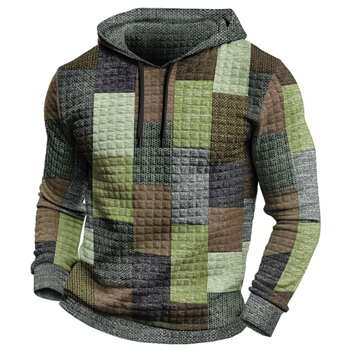 Herren Kapuzenpullover Eleganter Stil 100% Italienische Baumwolle-2